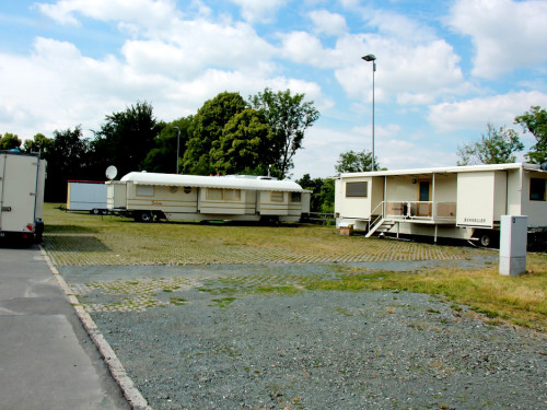 Volksfestaufbau Die Halln – Foto 25