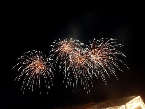 Wiesenfest Schwarzenbach Saale  Feuerwerk – Foto 3