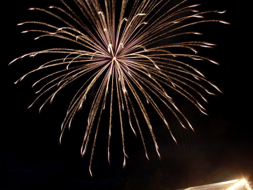 Wiesenfest Schwarzenbach Saale  Feuerwerk – Foto 4