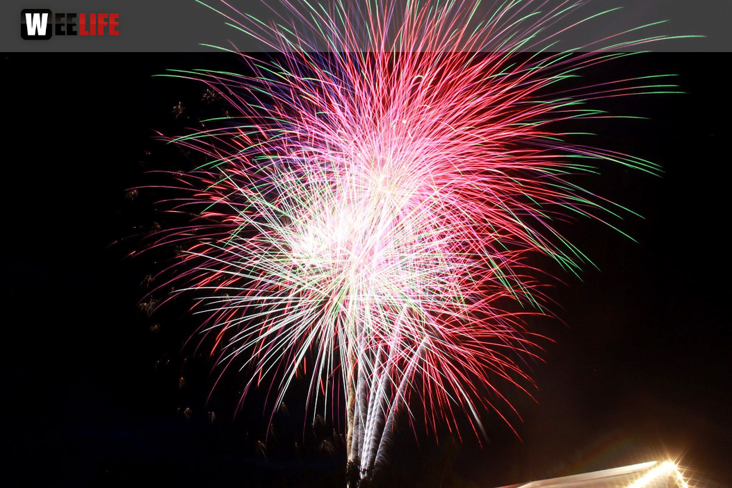 Wiesenfest Schwarzenbach Saale  Feuerwerk