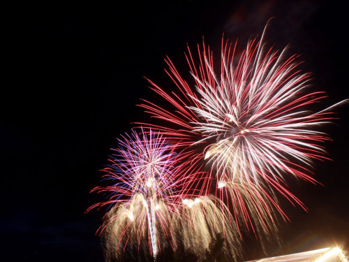 Wiesenfest Schwarzenbach Saale  Feuerwerk – Foto 6