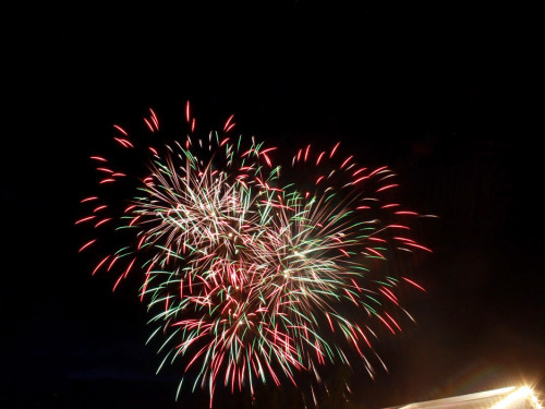Wiesenfest Schwarzenbach Saale  Feuerwerk – Foto 7