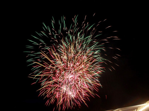 Wiesenfest Schwarzenbach Saale  Feuerwerk – Foto 8