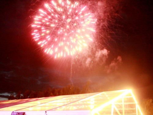 Wiesenfest Schwarzenbach Saale  Feuerwerk – Foto 12