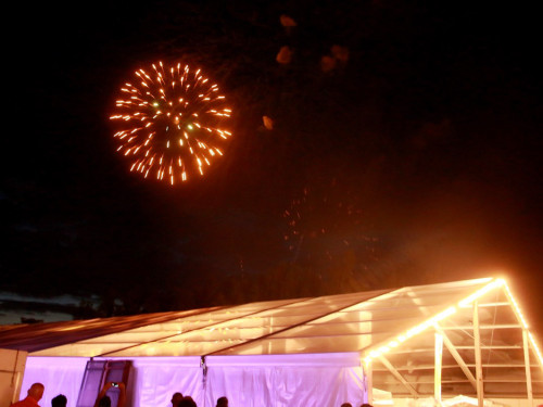 Wiesenfest Schwarzenbach Saale  Feuerwerk – Foto 15