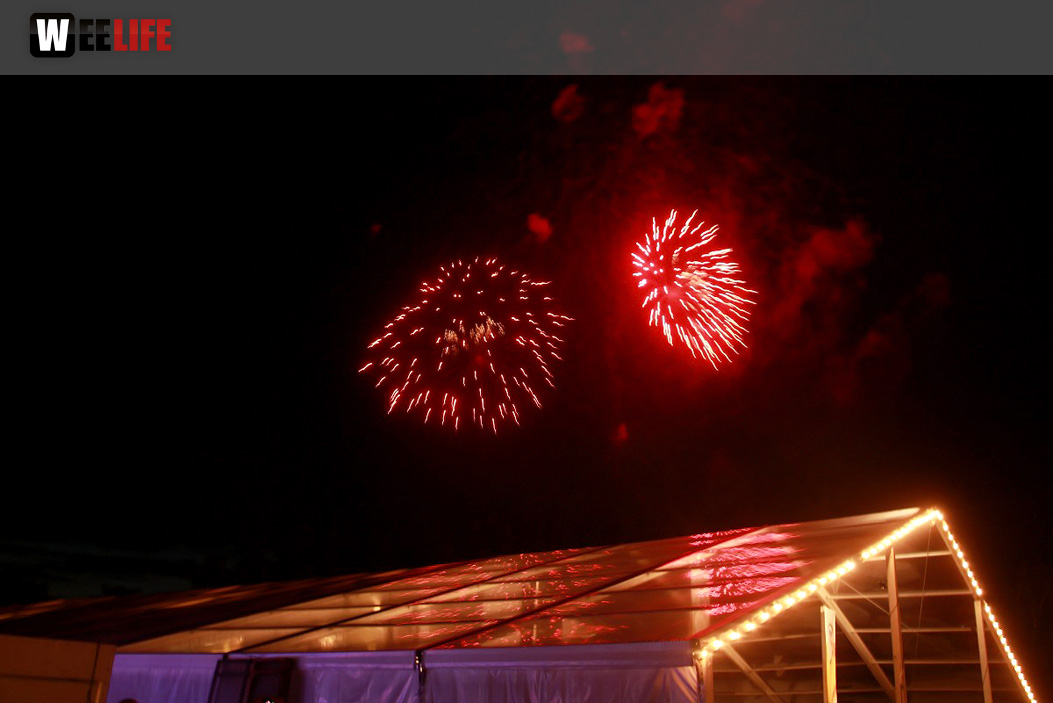 Wiesenfest Schwarzenbach Saale  Feuerwerk