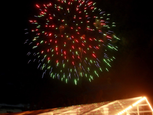 Wiesenfest Schwarzenbach Saale  Feuerwerk – Foto 17