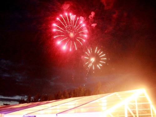 Wiesenfest Schwarzenbach Saale  Feuerwerk – Foto 18