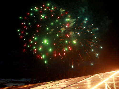 Wiesenfest Schwarzenbach Saale  Feuerwerk – Foto 21