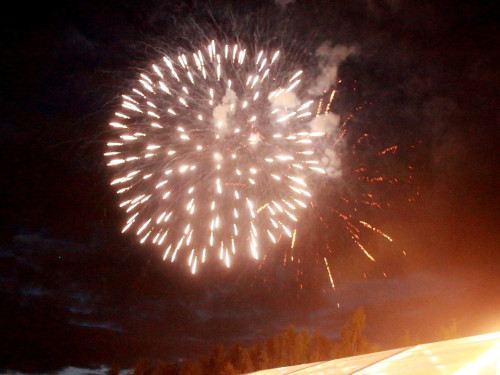 Wiesenfest Schwarzenbach Saale  Feuerwerk – Foto 24