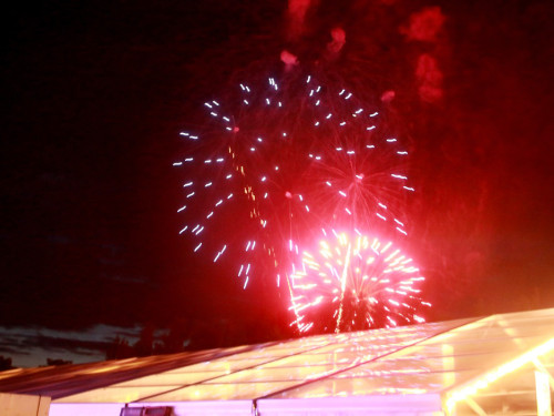Wiesenfest Schwarzenbach Saale  Feuerwerk – Foto 25