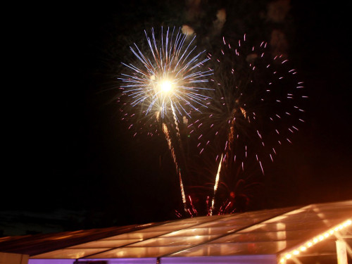 Wiesenfest Schwarzenbach Saale  Feuerwerk – Foto 26