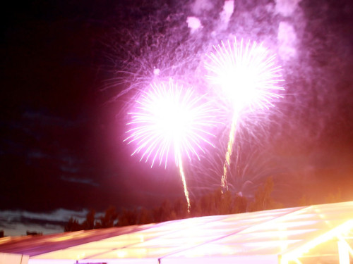 Wiesenfest Schwarzenbach Saale  Feuerwerk – Foto 27