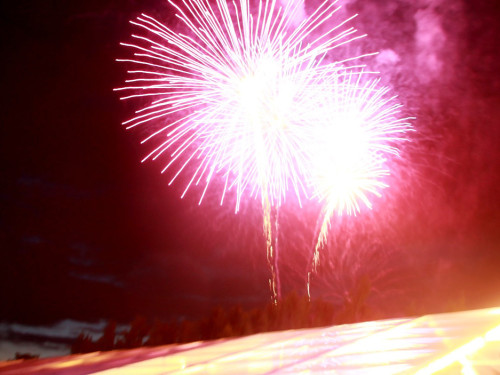 Wiesenfest Schwarzenbach Saale  Feuerwerk – Foto 28