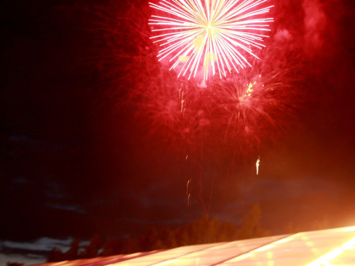 Wiesenfest Schwarzenbach Saale  Feuerwerk – Foto 29
