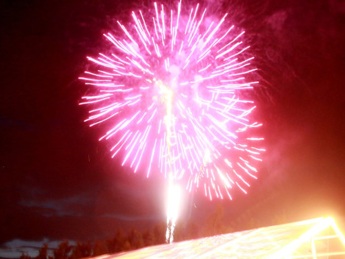 Wiesenfest Schwarzenbach Saale  Feuerwerk – Foto 33