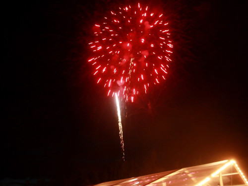 Wiesenfest Schwarzenbach Saale  Feuerwerk – Foto 34