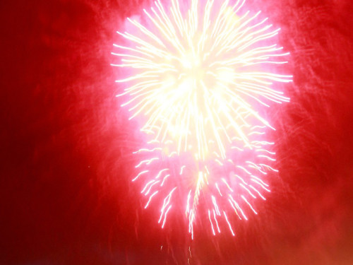 Wiesenfest Schwarzenbach Saale  Feuerwerk – Foto 35