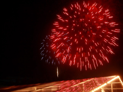 Wiesenfest Schwarzenbach Saale  Feuerwerk – Foto 37