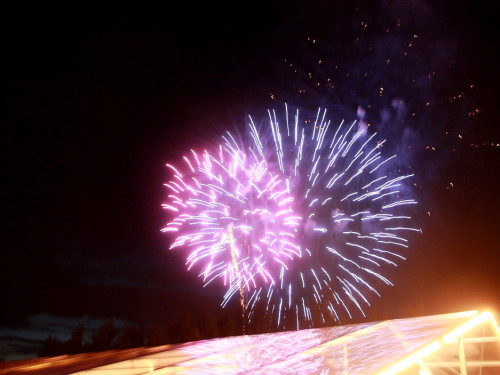 Wiesenfest Schwarzenbach Saale  Feuerwerk – Foto 38