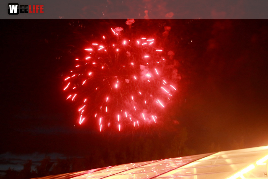 Wiesenfest Schwarzenbach Saale  Feuerwerk