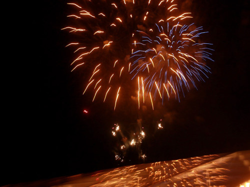 Wiesenfest Schwarzenbach Saale  Feuerwerk – Foto 45