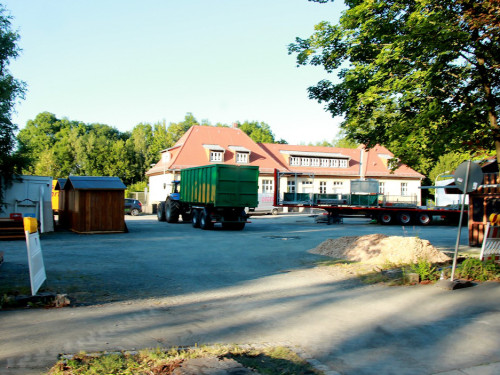 Volksfest Aufbau Zelt Biermeile Platz – Foto 26