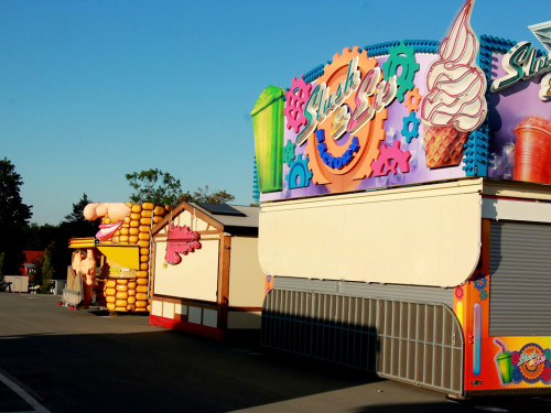 Volksfest Aufbau Zelt Biermeile Platz – Foto 58