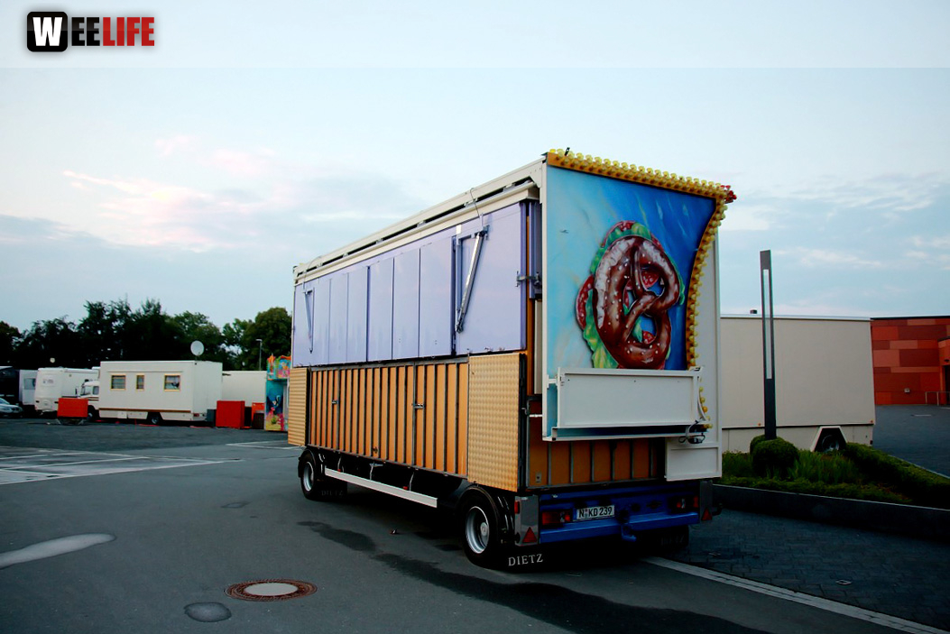 Volksfestaufbau 24.7.16