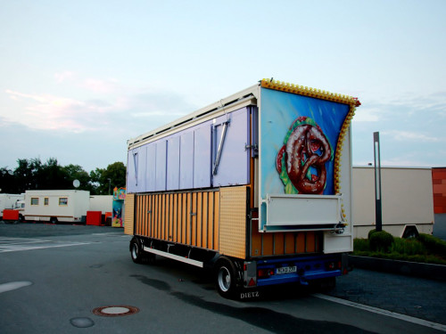 Volksfestaufbau 24.7.16 – Foto 2