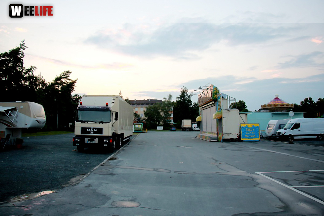 Volksfestaufbau 24.7.16