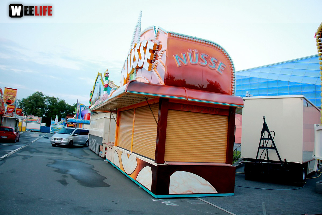 Volksfestaufbau 24.7.16