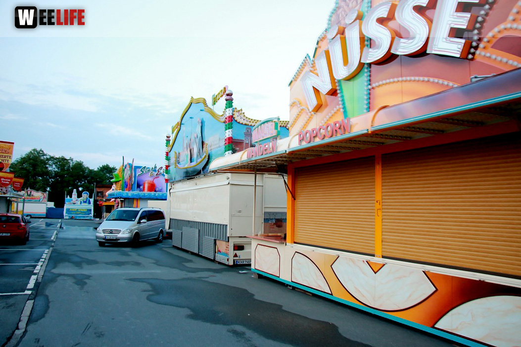 Volksfestaufbau 24.7.16
