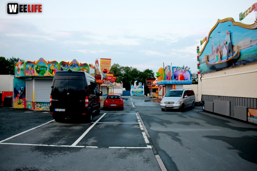 Volksfestaufbau 24.7.16