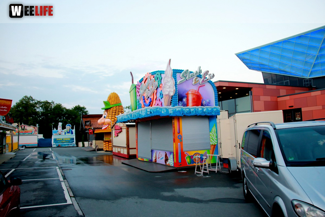 Volksfestaufbau 24.7.16