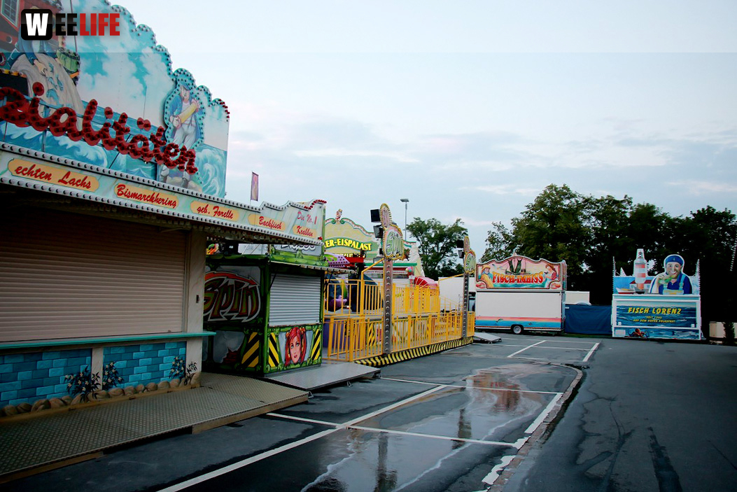 Volksfestaufbau 24.7.16