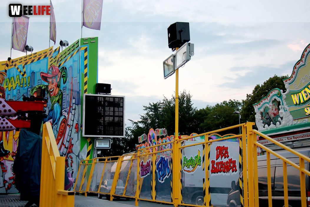 Volksfestaufbau 24.7.16