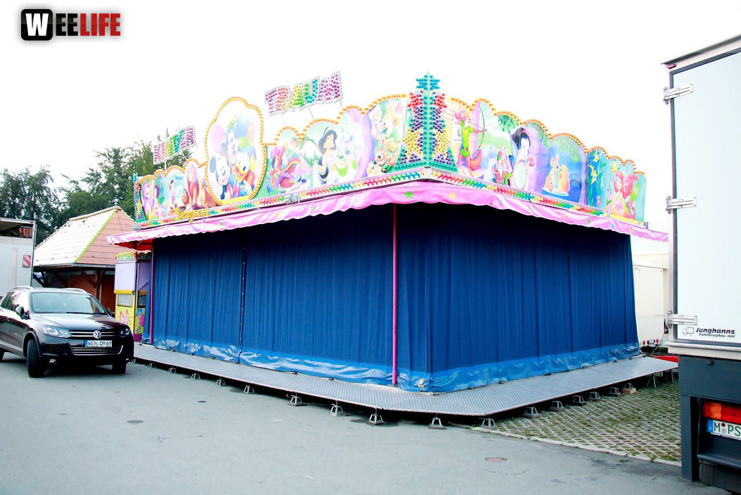 Volksfestaufbau 24.7.16