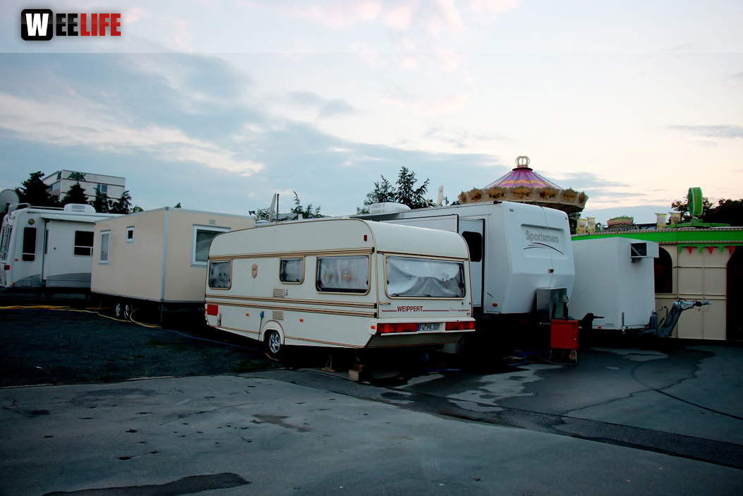 Volksfestaufbau 24.7.16