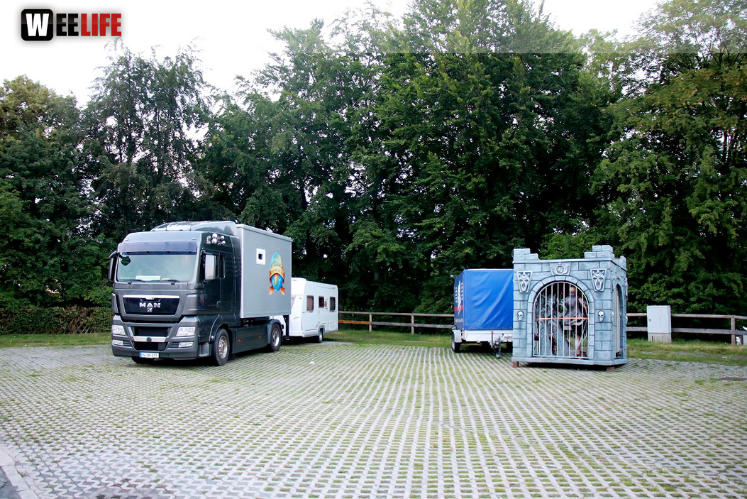 Volksfestaufbau 24.7.16