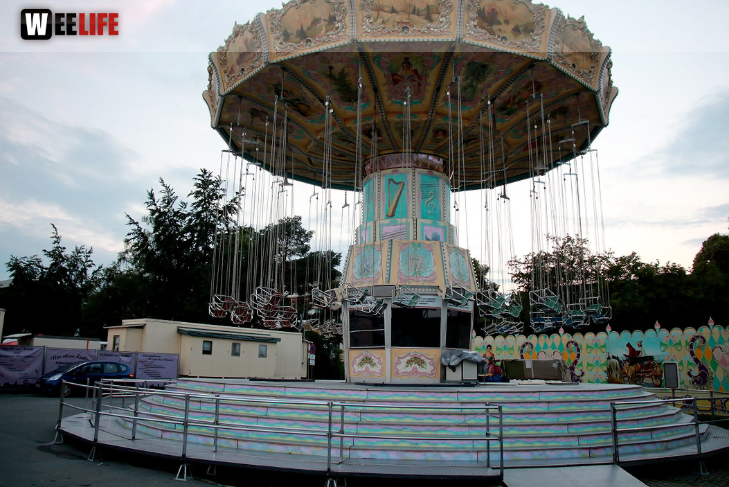 Volksfestaufbau 24.7.16