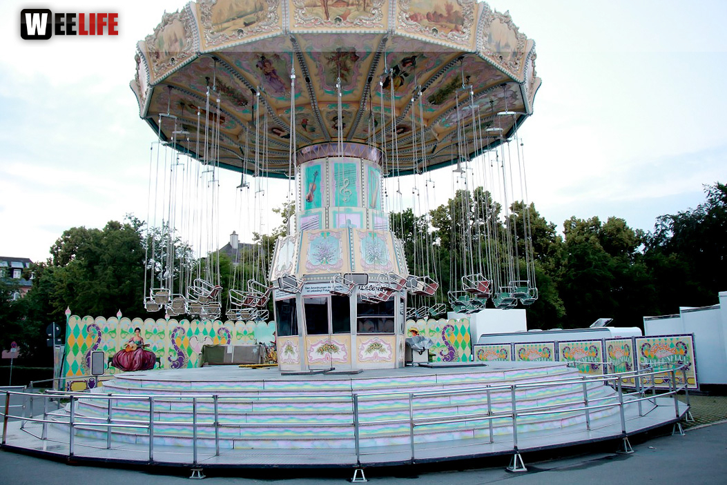 Volksfestaufbau 24.7.16