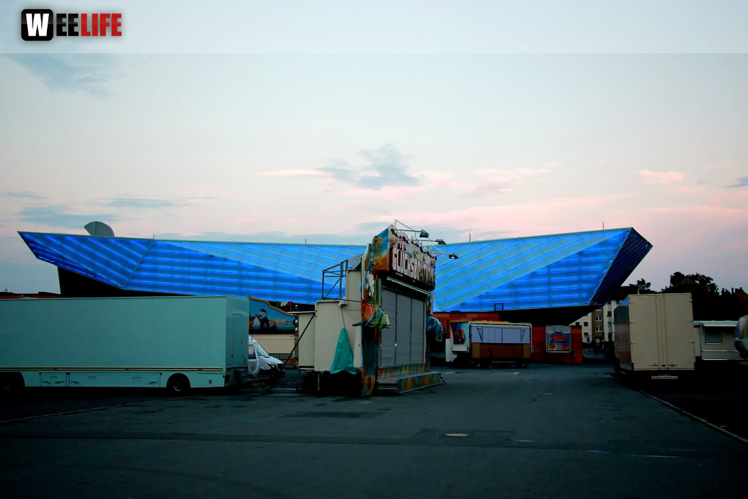 Volksfestaufbau 24.7.16