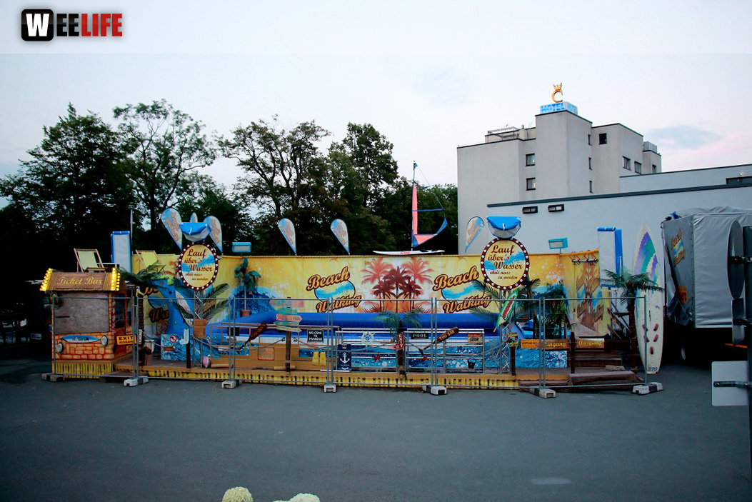 Volksfestaufbau 24.7.16