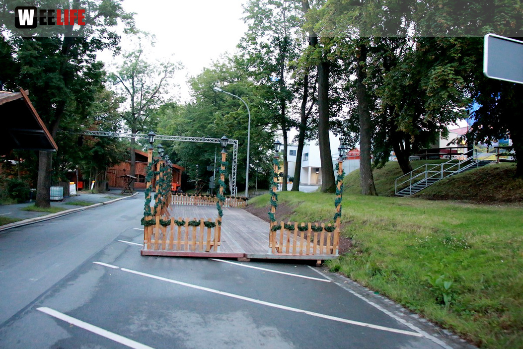 Volksfestaufbau 24.7.16