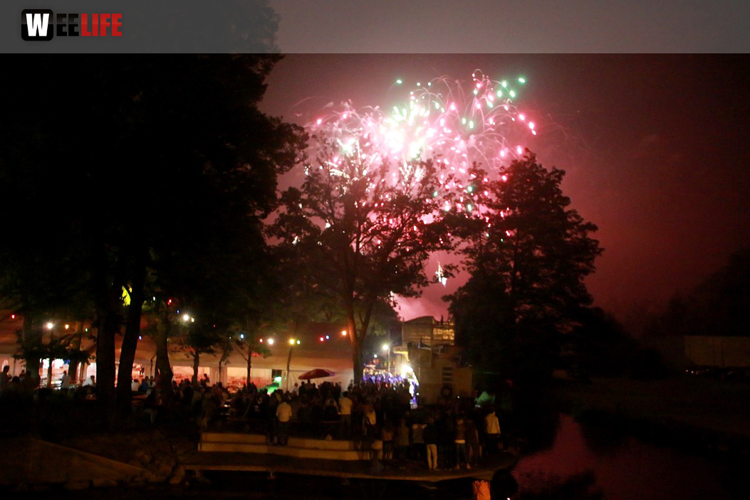 Wiesenfest Selbitz Feuerwerk