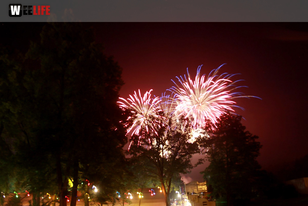 Wiesenfest Selbitz Feuerwerk
