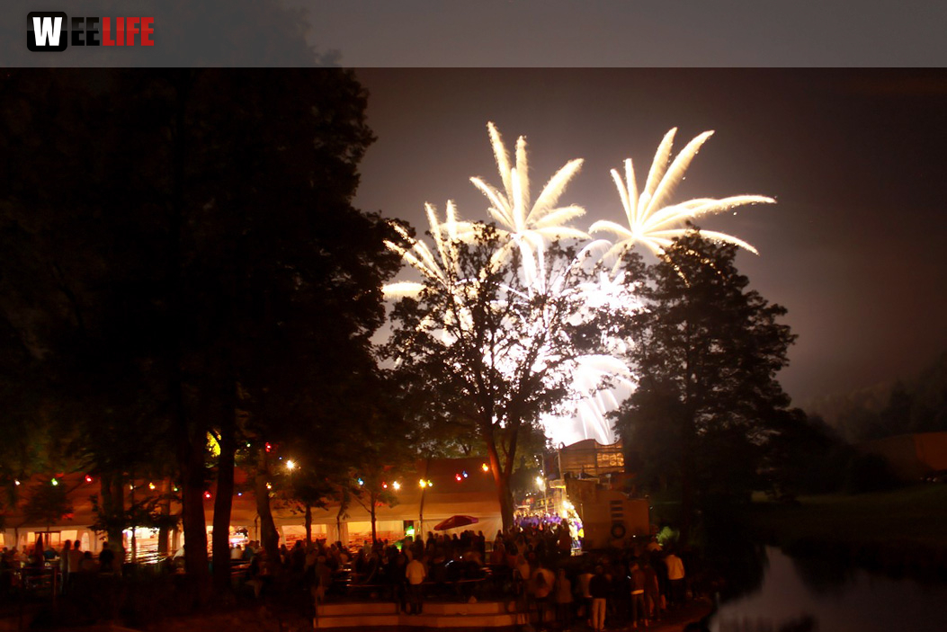 Wiesenfest Selbitz Feuerwerk