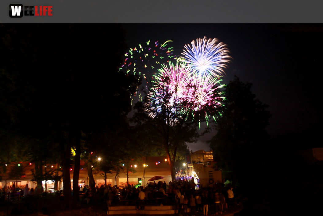 Wiesenfest Selbitz Feuerwerk