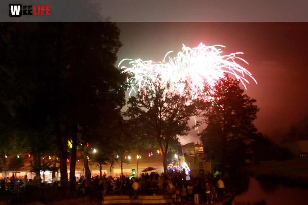 Wiesenfest Selbitz Feuerwerk